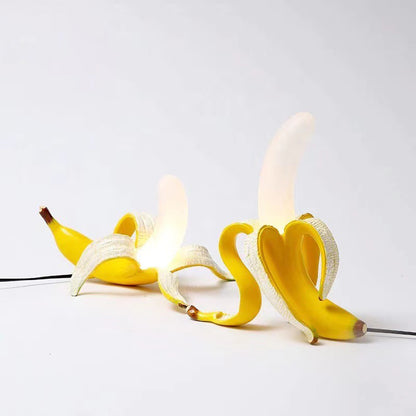 Lampe de table banane