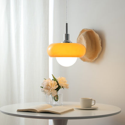 Lampadario con crostata di uova Bauhaus