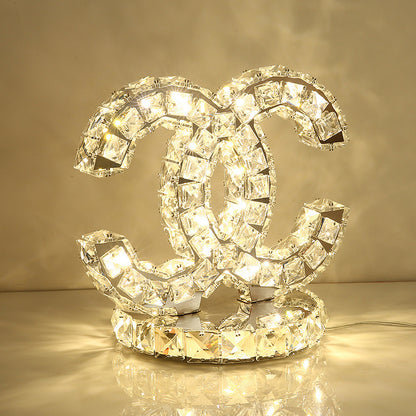 CC  Crystal Table Lamp