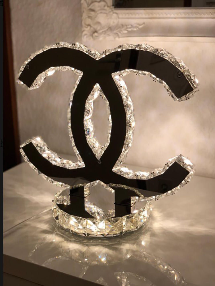 CC  Crystal Table Lamp