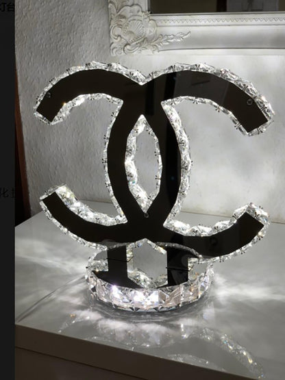 CC  Crystal Table Lamp