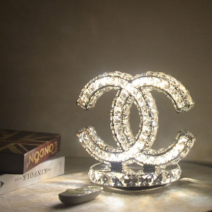 CC  Crystal Table Lamp