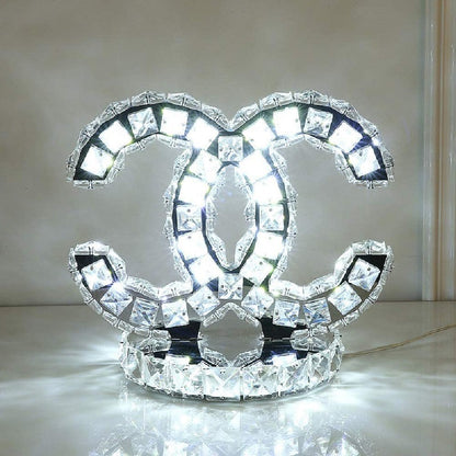 Lampe de table en cristal CC