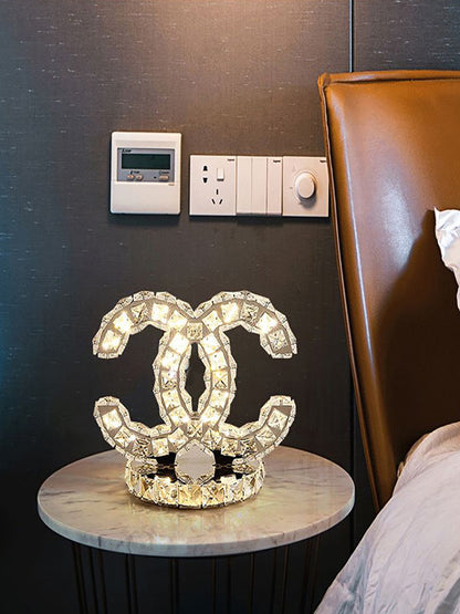 CC  Crystal Table Lamp