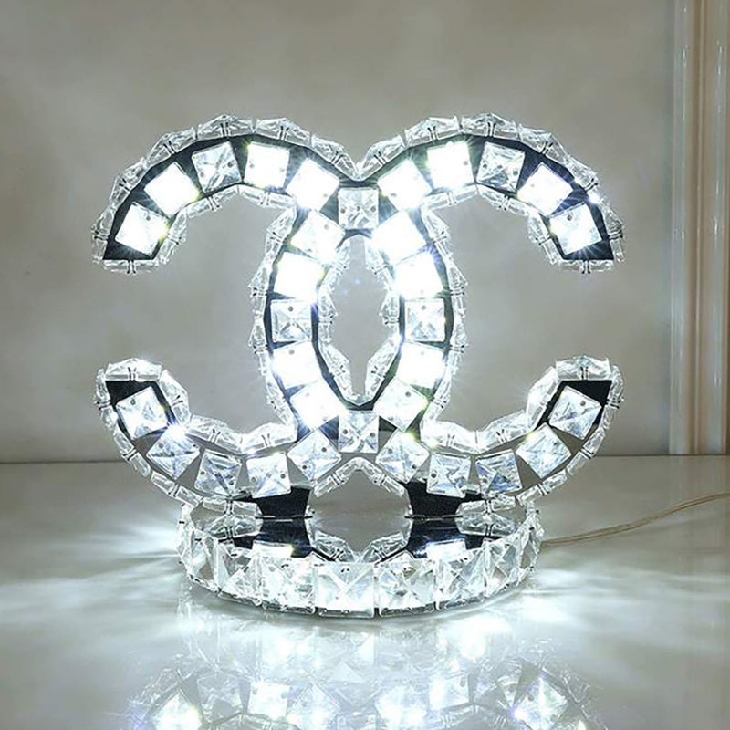 CC  Crystal Table Lamp