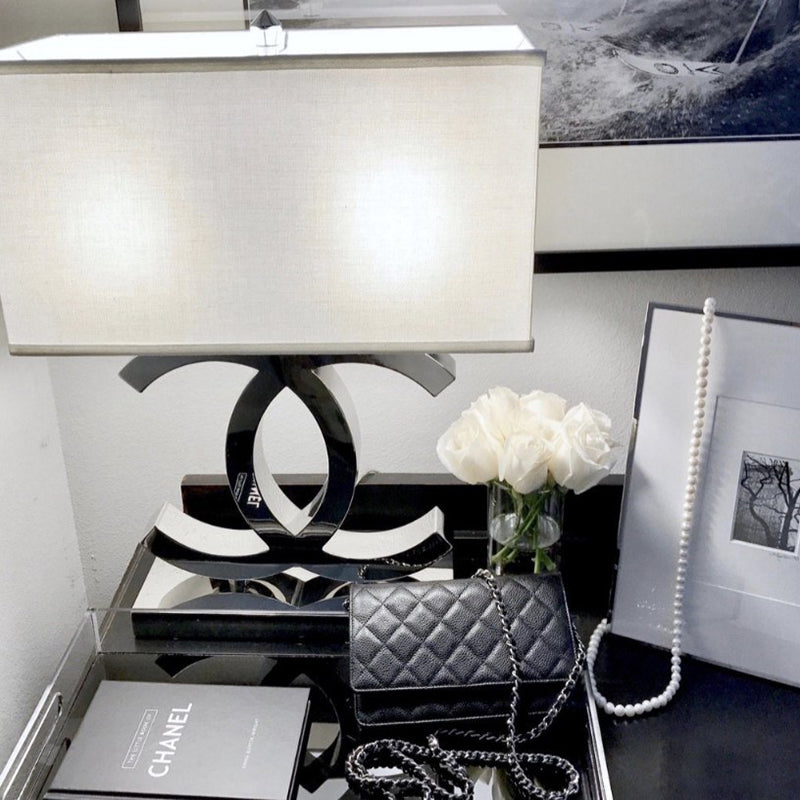 Chanel store bedside lamp