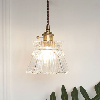 Clear Glass Pendant Light