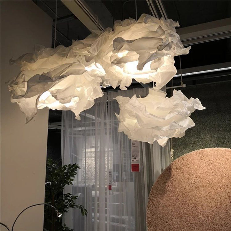 Cloud Paper Flower Pendant Lamp