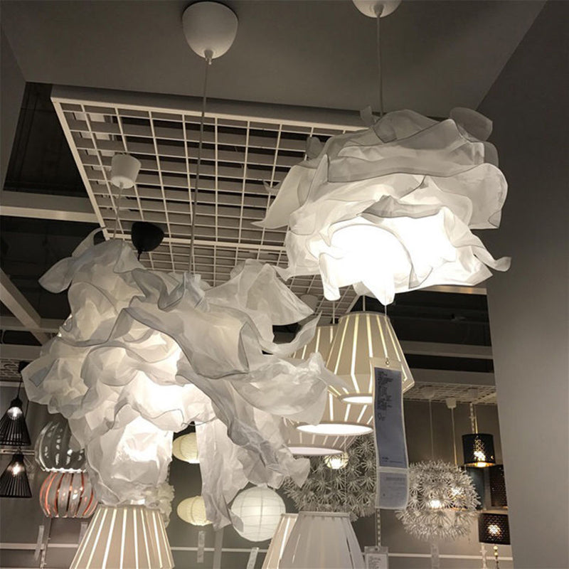 Cloud Paper Flower Pendant Lamp