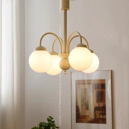 Cream Style Vanilla Ball Chandelier