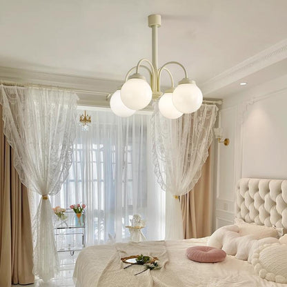 Cream Style Vanilla Ball Chandelier