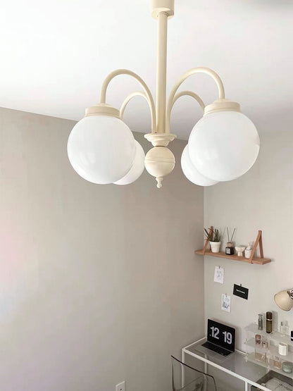 Cream Style Vanilla Ball Chandelier