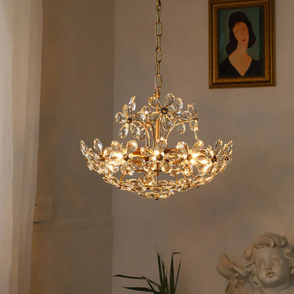 Crystal Flower Chandelier