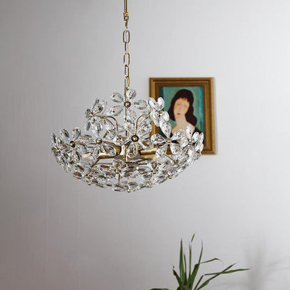 Crystal Flower Chandelier