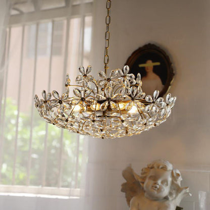 Crystal Flower Chandelier