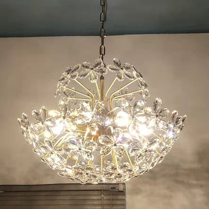 Crystal Flower Chandelier