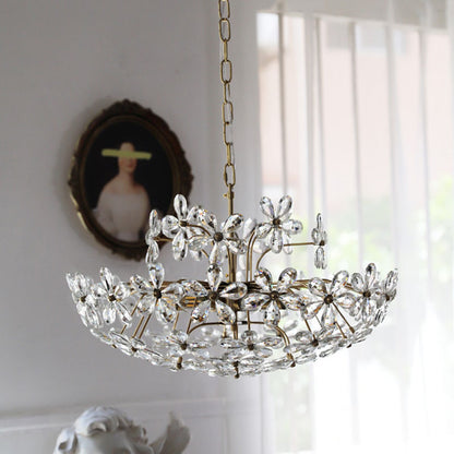 Crystal Flower Chandelier