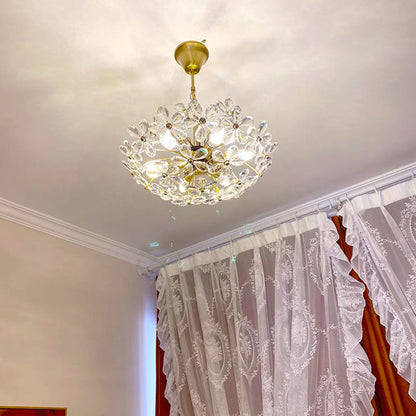 Crystal Flower Chandelier