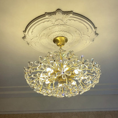 Crystal Flower Chandelier