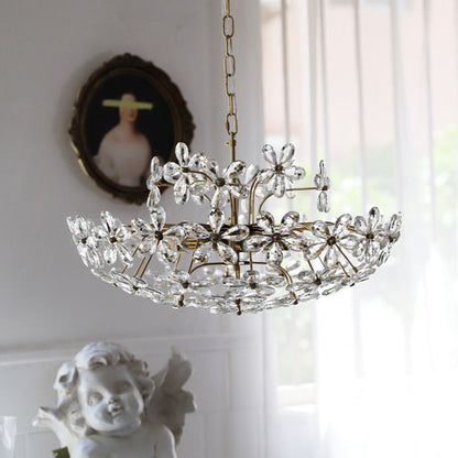 Crystal Flower Chandelier