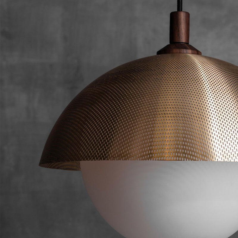 Dome Pendant Perforated Pendant Light