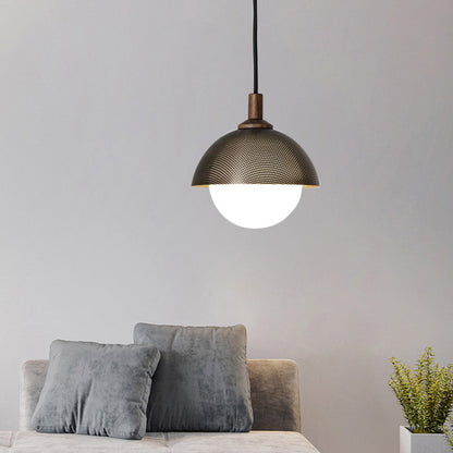 Dome Pendant Perforated Pendant Light