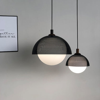 Dome Pendant Perforated Pendant Light