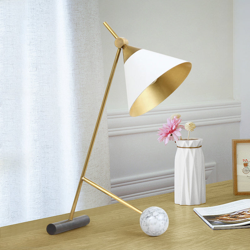 Funnel Corner Table Lamp