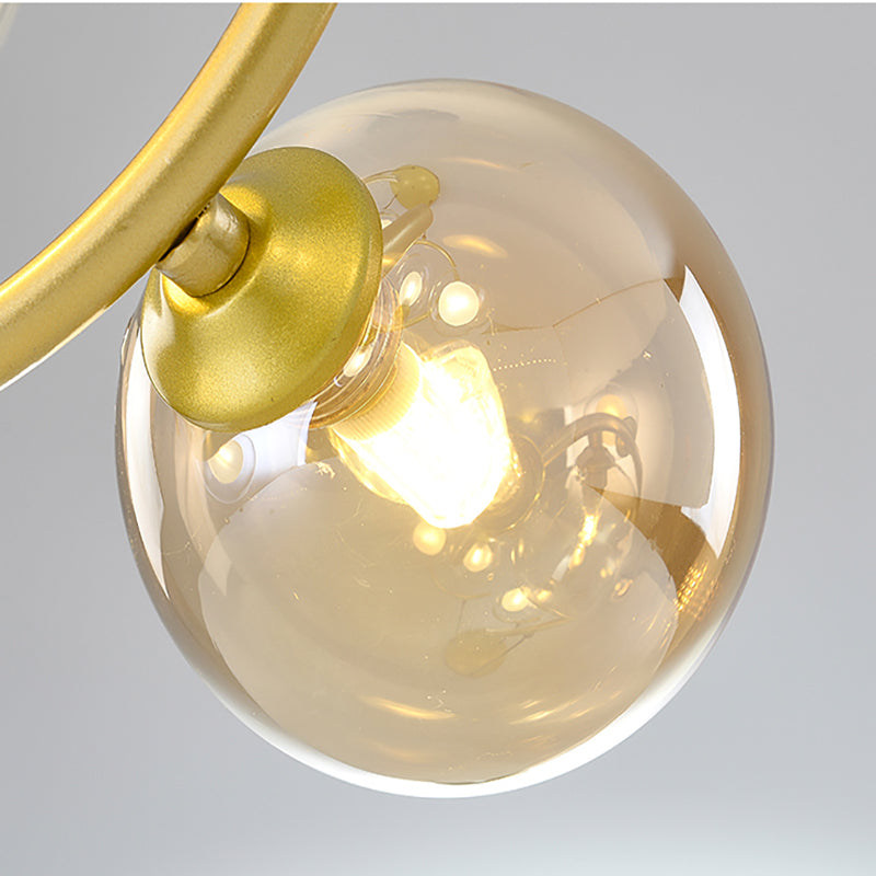 Meniscus Glass Ball  Pendant Light