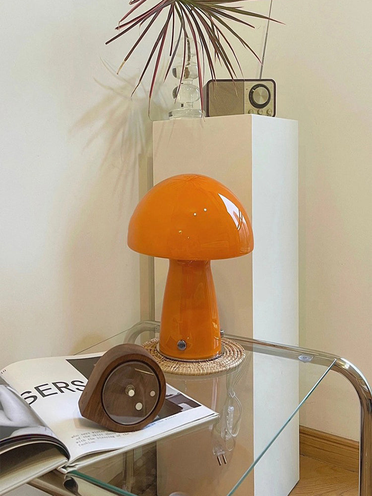 Mushroom lamp deals mid century