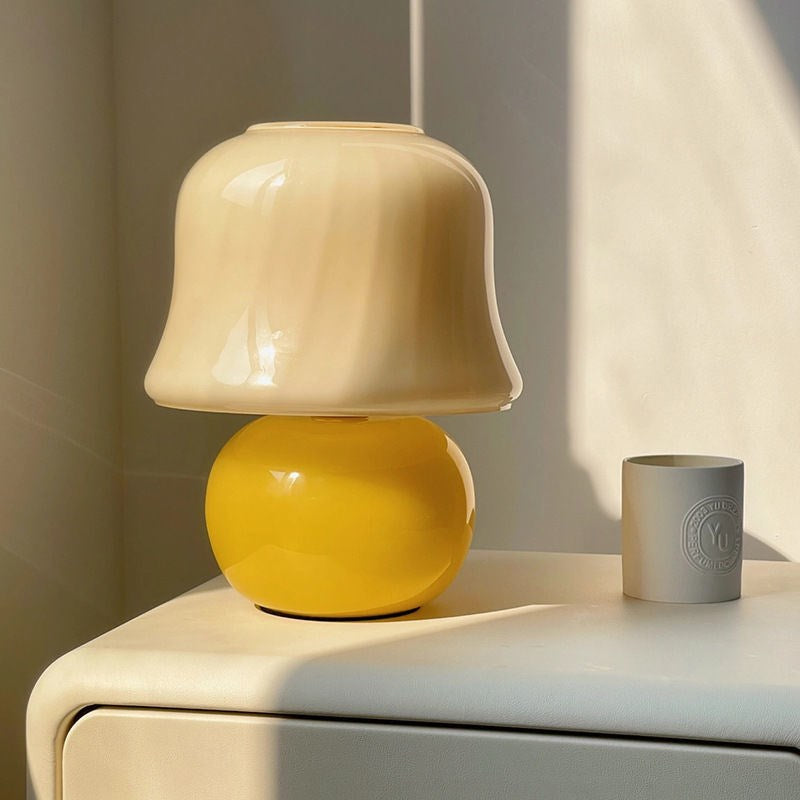 Mushroom Cream Table Lamp