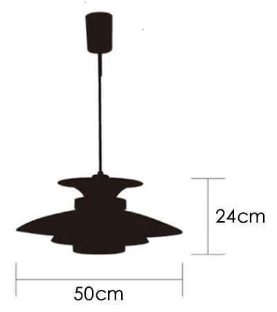 Lampada a sospensione PH5 in noce