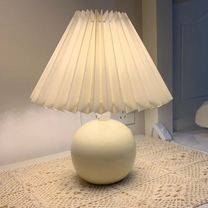 Ceramic Pleated Table Lamp