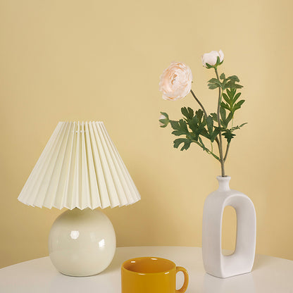 Ceramic Pleated Table Lamp