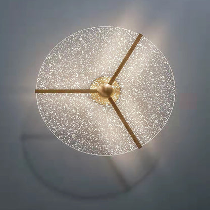 Snowflake Round Ceiling Light