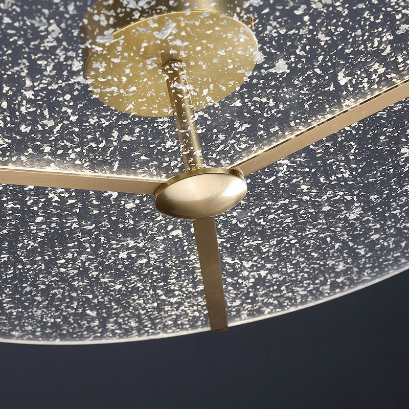 Snowflake Round Ceiling Light