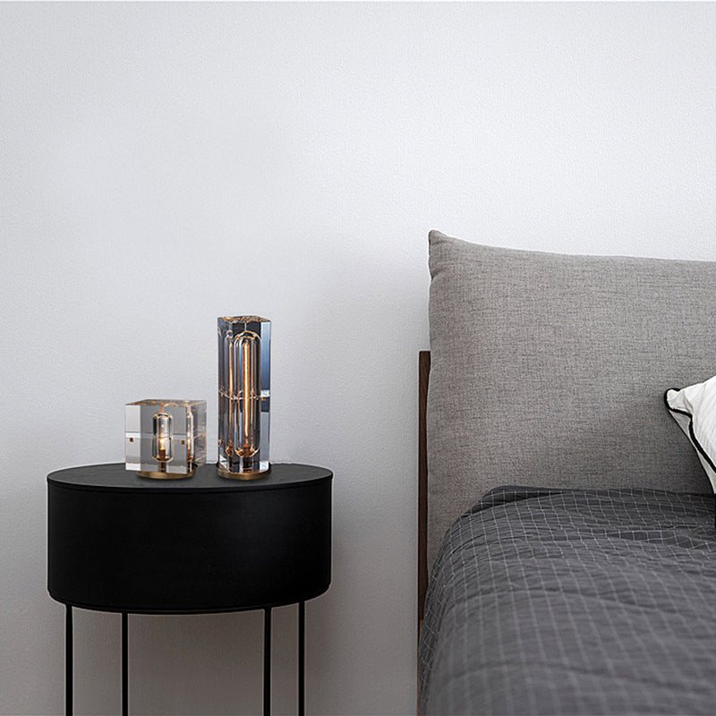 Square Crystal Table Lamp