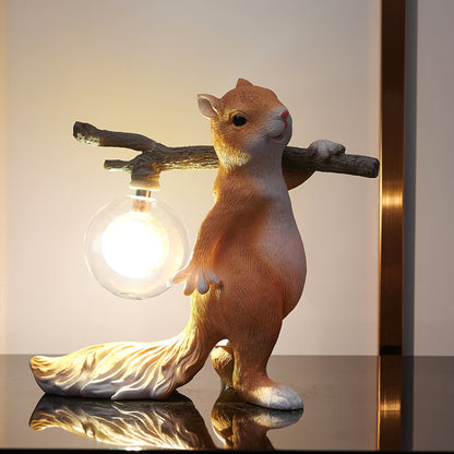 Squirrel Table Lamp