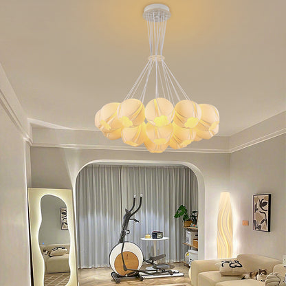 White Tulip Chandelier-new