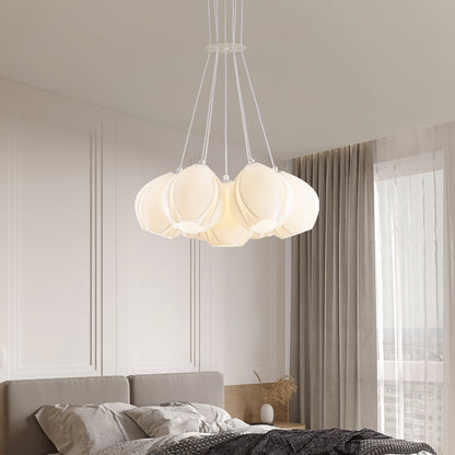 White Tulip Chandelier-new