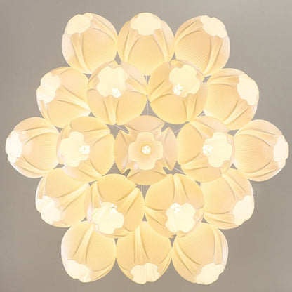 White Tulip Chandelier-new