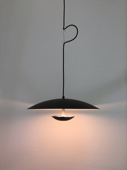 Lampadario con venature del legno UFO